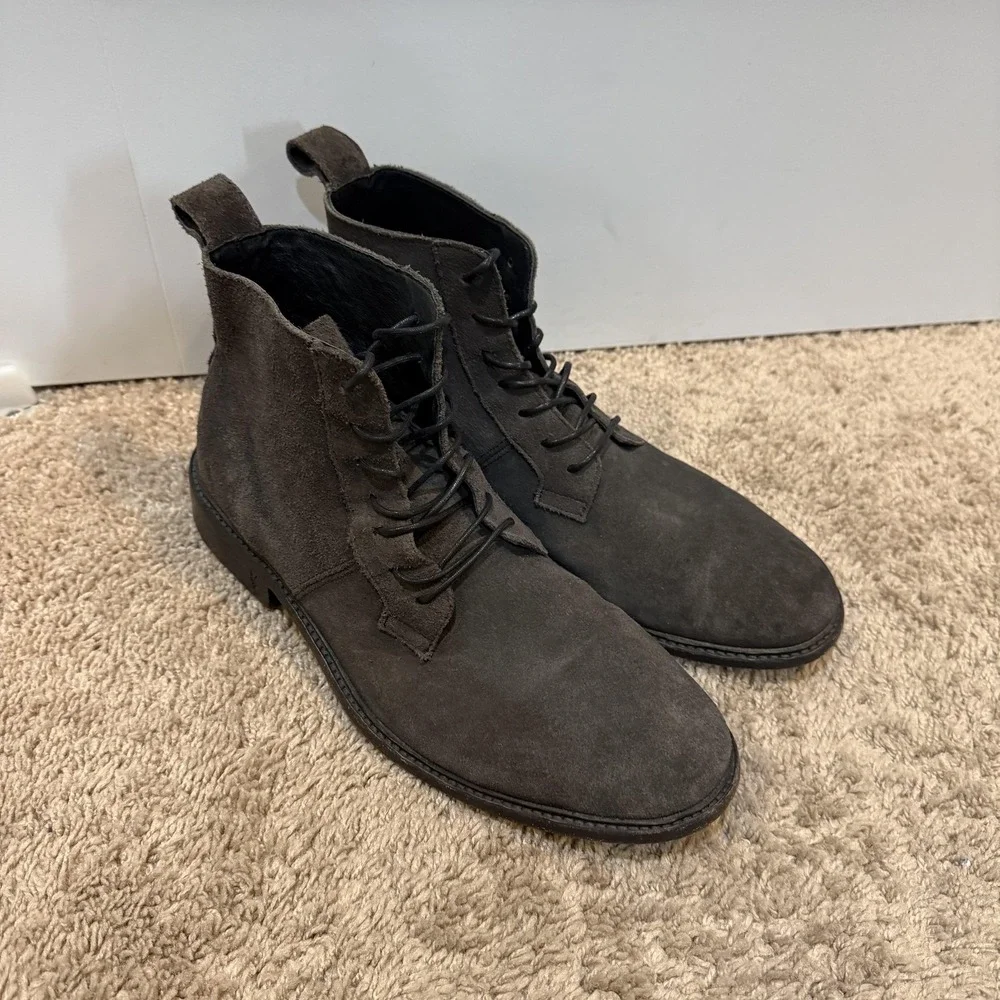 AllSaints Chukka Boots Mens Size 9 Brown Suede Lace Up Ankle Casual Shoes